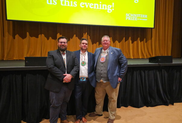 Brad Parry receives Schnitzer Prize of the West